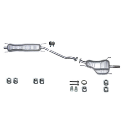 Fox Duplex Inox Échappement Sport Opel Astra G Berline Ré / Li Chaque 1x