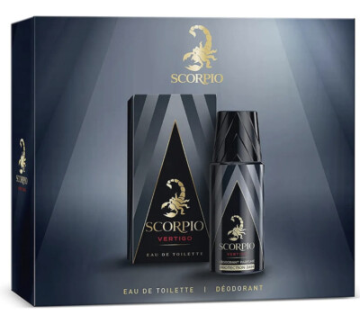 SCORPIO - Vertigo Geschenkset - Eau de Toilette 75ml und Deodorant 150 ml