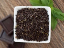 Chocolate Mint Black Organic Tea - loose leaf or in tea bags - delicious dessert