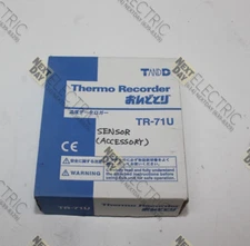 T and D, Thermo Recorder TR-71U, Thermocouple Temperature Probe Sensor