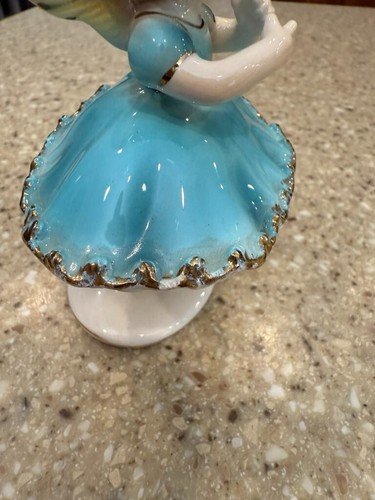 Vintage Arnart Tamchin Angel Ballerina Figurine Blue 753634.99 - Picture 5 of 8