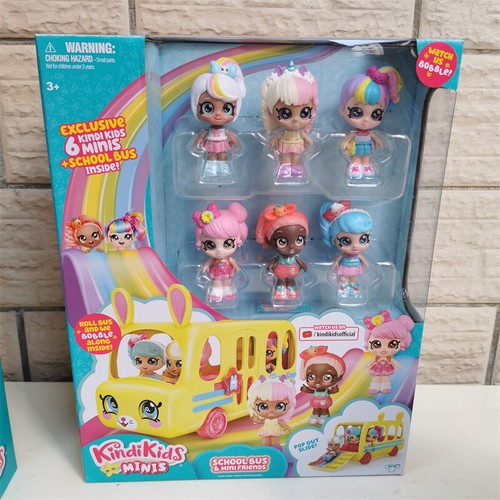 Kindi Kids Minis Figure Cute Doll Set VIntage Toy Collectible Pretend Play Toy