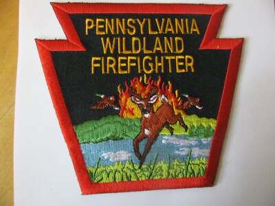 PENNSYLVANIA - Wildland Firefighter Fire Rescue Dept Patch Iron On 5 ...