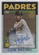 Luis Patino Chrome 2021 Silver /199 Auto
