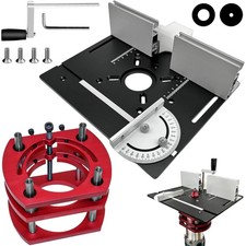 Oberfräse Tisch Frästisch Set Aluminium Holzfräse Nuten Zapfen