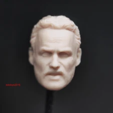 1:12 1/18 1:24 Negan Jeffrey Morgan Head Sculpt for 12'' 6'' 3.75''Figure Body