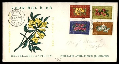 Mayfairstamps Netherlands FDC 1964 Flowers Voor Het Kind First Day Cover aax_039