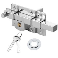 Old Style Exterior Lock with Cross Key Mechanism Perfect for Various Door Types