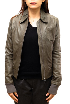 Diesel Women S Blouson Rn93243 Ca25594 Sheepskin Leather Lamb - Main Image