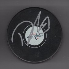 TREVOR VAN RIEMSDYK SIGNED WASHINGTON CAPITALS HOCKEY PUCK w/ COA