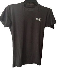 Under Armour Gray Short Sleeve Top Shirt YM EC