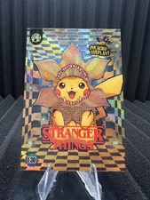 Stranger Things (Pikachu) #E30 - Gold Holo Box Hit - Pikachu Cosplay - Pokemon
