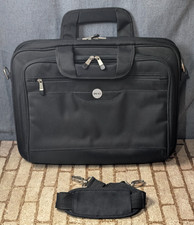 Dell Black 17" Laptop Briefcase Messenger Shoulder Bag Travel Business Case