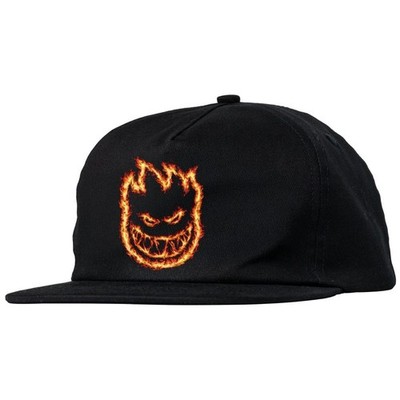 SpitFire Charred Remains Snapback Cap Black