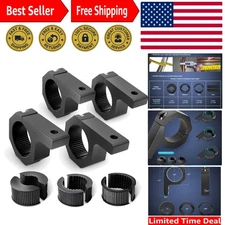 Vibration-Dampening LED Light Bar Brackets - Easy Install for Off-Road Vehicles