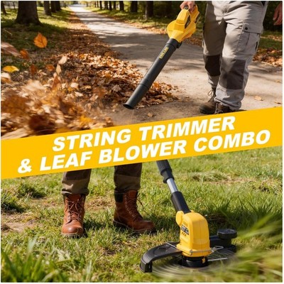 Copper Motor Leaf Blower & Cordless Trimmer Bundle