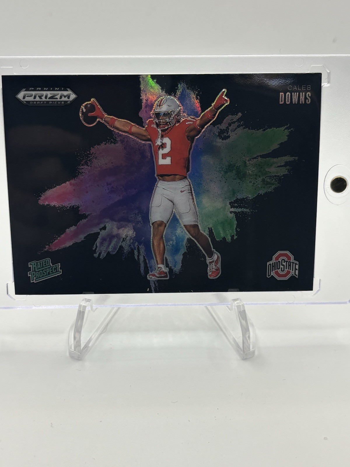 2025 Panini Prizm Draft Picks - Black Color Blast Caleb Downs #2 (RC)