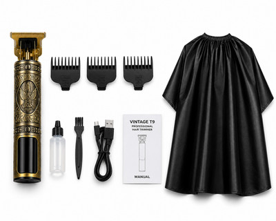 Akku Herren Haarschneidemaschine Profi T-Liner Haarschneider Friseur Haarschneidemaschine Set