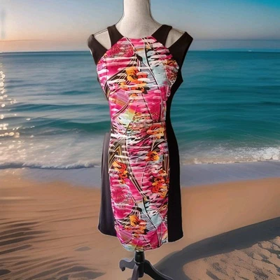 Josef Ribkoff Damen Kleid SommerGr.38 Mehrfarbig Elegant Extravagant Topzustand  - Bild 1 von 4