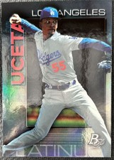 2020 Bowman Platinum Top Edwin Uceta Los Angeles Dodgers #TOP-30
