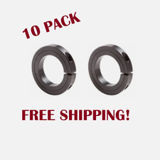 1-1/4" Single Split Shaft Collars Black Oxide Finish Qty: 10 pcs. FREE Ship