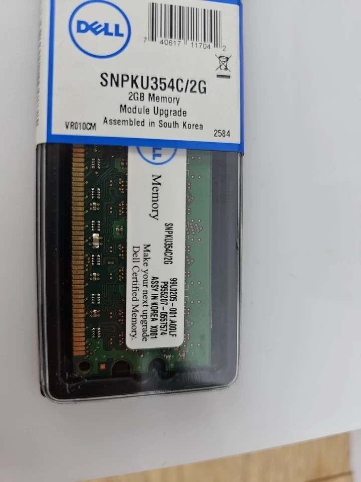 12 Each - Dell SNPKU354C/2G 2Rx8 PC2-5300U-555 99L0205-001.A00LF P955207-0557252 - Image 3 of 4