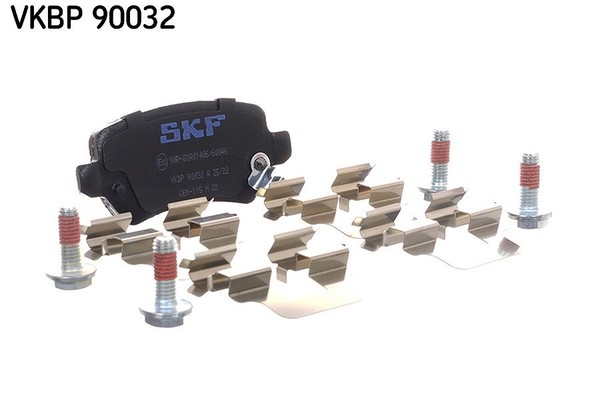 Skf Bremsbelagsatz, Scheibenbremse Hinterachse U.A. FüR Chevrolet, Kia, Opel-image