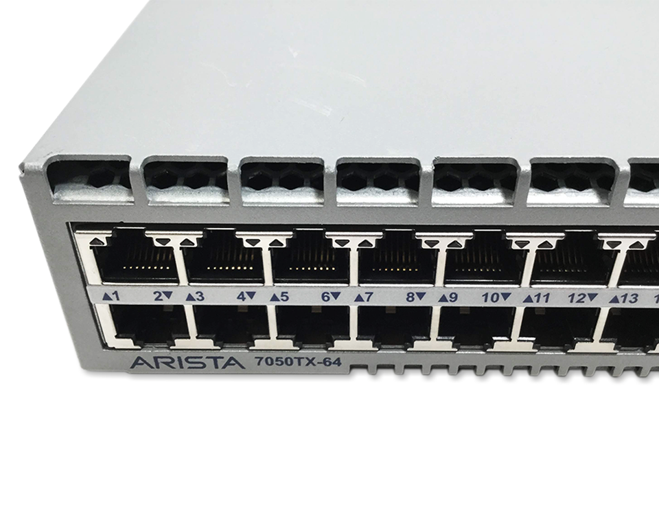 Arista 48 Port 10G RJ45 4 Port 40G QSFP+ 300W Low Power Network Switch ...