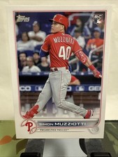 Simon Muzziotti #US19 Topps MLB Baseball 2022 Philadelphia Phillies RC