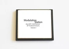 Akai MPC 1000 Format Compact Flash Drum Library SP 1200 Treated Drum Programs