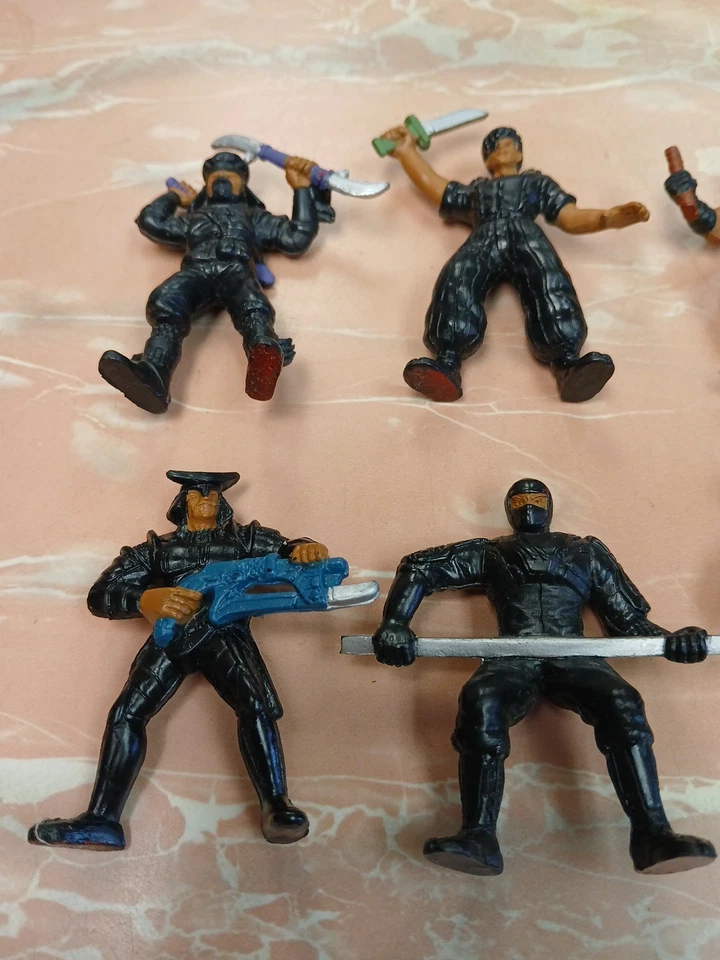 Lote de 10 Figuras de Acción GUTS De Colección Mattel 1986 Soldier Army Ninja Warriors  Foto 2 de 4