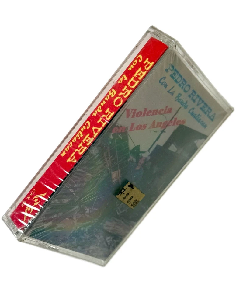 Pedro Rivera Con Banda Culiacan Violencia En Los Angeles Cassette New Sealed - Imagem 3 de 4