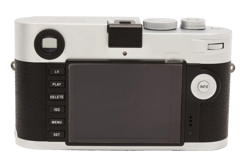 Cuerpo de cámara telémetro digital Leica M-P (tipo 240) muy limpio (plateado) #49203 Foto 4 de 4