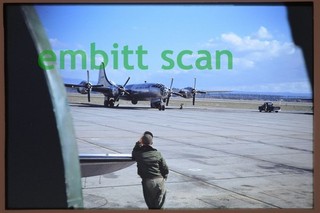 Original Slide USAF Boeing B 29 Superfortress at San Bernardino CA 1951
