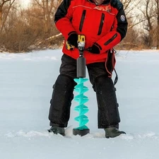 Ice Fishing Auger Ice Drill Auger for Fast Ice Drilling with Spiral Blade