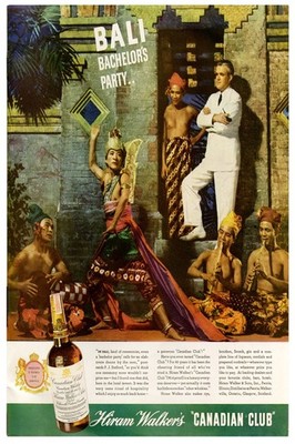 Bali Bachelor's Party 1960s Vintage Ad Poster - 24x36     - Rare Reprint   !