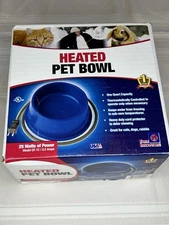 HEATED PET BOWL FARM INNOVATORS, KEEPS WATER FROM FREEZING, ALL BREEDS & ANIMALS