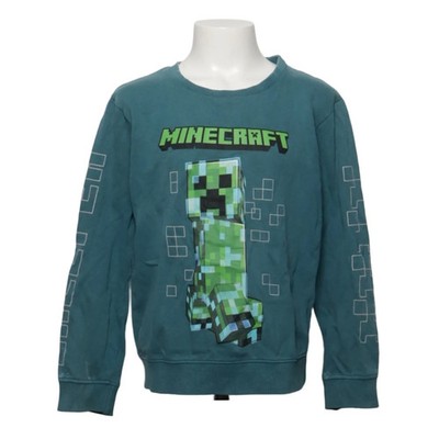 Minecraft, Sweatshirt, Größe: 122/128, model: creeper, Blau/Mehrfarbig #KCE