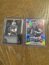2025 Topps Chrome Josh Allen 1975 Insert Refractor, Fortune 15 Base Lot Of 2