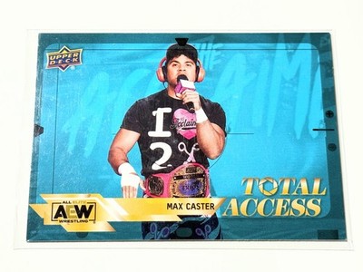 2024 Upper Deck AEW Max Caster Total Access Card TA-5