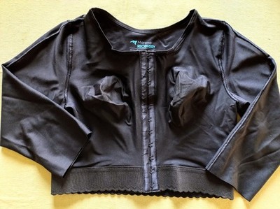 Marena Kompressionsweste GFVM Damen, schwarz, 3/4 Arm, Gr. XL, Brust/Rücken/Arme
