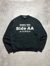 DSQUARED2 Dean Dan Caten Sweatshirt FW19 Logo Black Men's Size L
