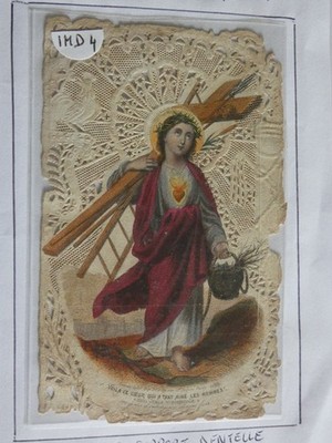pious image knife here is this heart that loved men so much bouasse 1133