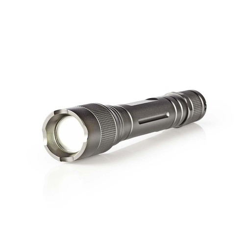 Nedis Linterna LED 3W 150lm IPX5 Alcance 120m Aluminio, Gris - Imagen 2 de 8
