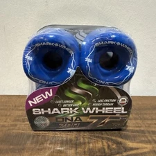  Shark Wheels DNA Ilbiza Blue Skateboard Wheels - 72mm 78a (Set of 4) 