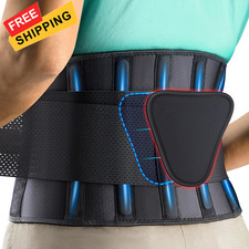 FEATOL Back Brace for Lower Pain, 2X-Large Pack of 1 , Black