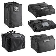 5 Pack Pizza Delivery Bag Insulated Multiple Sizes Black or Red FREE SHIPPING