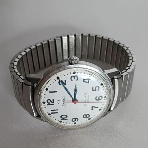 Vintage Omega Seamaster Railmaster Automatic Stainless Steel Men's Watch