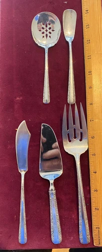 CANDLELIGHT BY TOWLE STERLING FLATWARE SET OF SERVERS FROM LARGE SET BREAKING UP