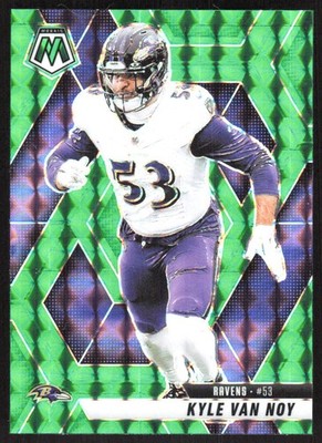 10203K 2025 Panini Mosaic #13 Kyle Van Noy Mosaic Green